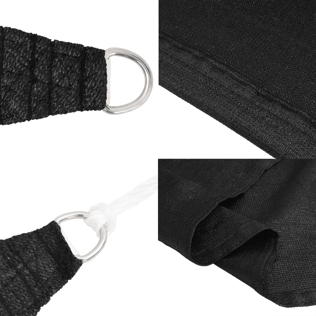 Πανί Σκίασης Μαύρο 2,5 x 3,5 μ. από HDPE 160 γρ./μ² - PAKOBAZAAR