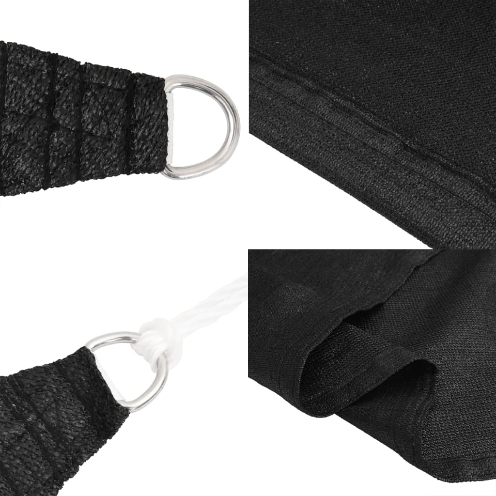 Πανί Σκίασης Μαύρο 3,5 x 4,5 μ. από HDPE 160 γρ./μ² - PAKOBAZAAR