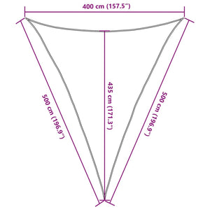 Πανί Σκίασης Μαύρο 4 x 5 x 5 μ. από HDPE 160 γρ./μ² - PAKOBAZAAR