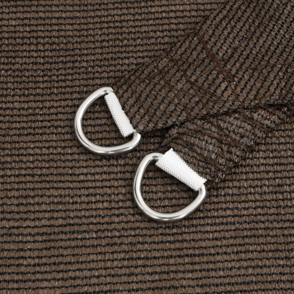 Πανί Σκίασης Καφέ 5 x 5 μ. από HDPE 160 γρ./μ² - Pakobazaar