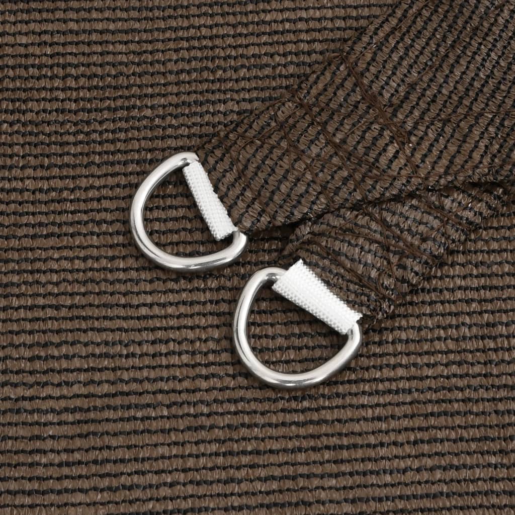 Πανί Σκίασης Καφέ 2 x 3 μ. από HDPE 160 γρ./μ²