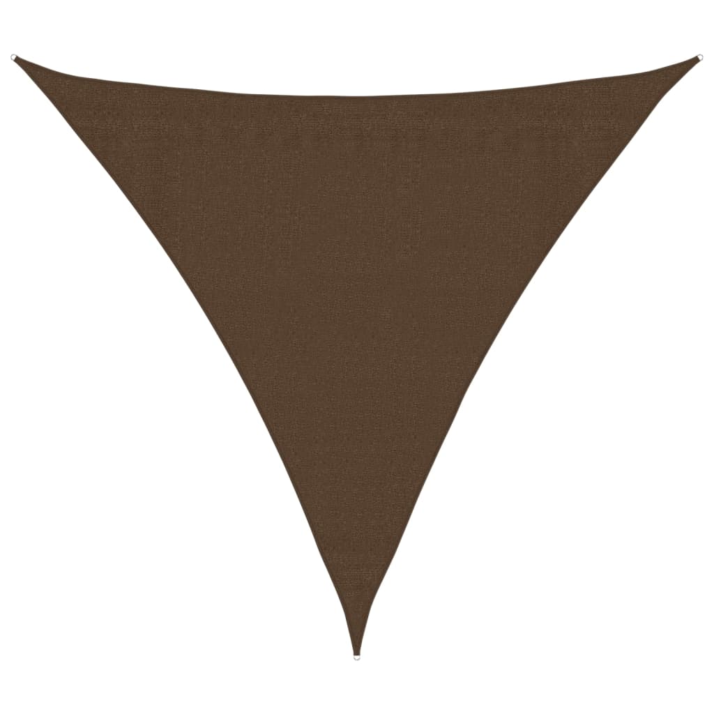 Πανί Σκίασης Καφέ 3 x 3 x 3 μ. από HDPE 160 γρ/μ² - Pakobazaar