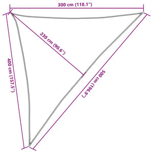 Πανί Σκίασης Καφέ 3 x 4 x 5 μ. από HDPE 160 γρ./μ² - Pakobazaar