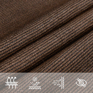 Πανί Σκίασης Καφέ 5 x 5 x 5 μ. από HDPE 160 γρ./μ²