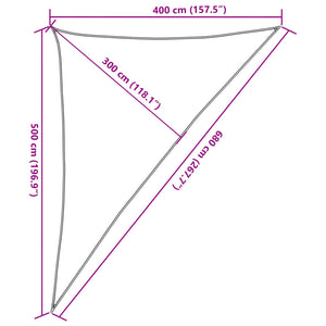 Πανί Σκίασης Καφέ 4 x 5 x 6,8 μ. από HDPE 160 γρ./μ² - Pakobazaar