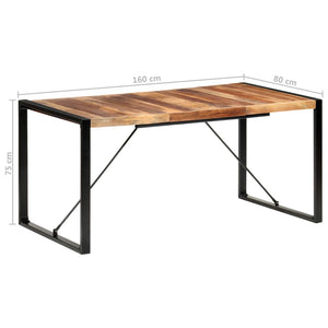 Τραπεζαρία 160 x 80 x 75 εκ. από Μασίφ Ξύλο