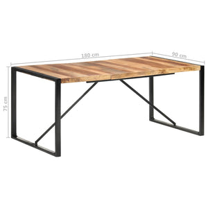Τραπεζαρία 180 x 90 x 75 εκ. από Μασίφ Ξύλο