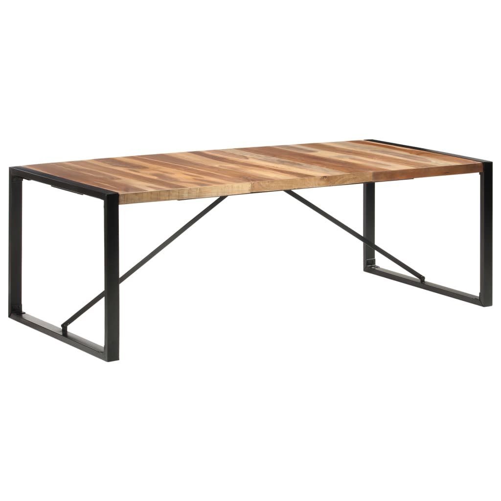 Τραπεζαρία 220 x 100 x 75 εκ. από Μασίφ Ξύλο - Pakobazaar