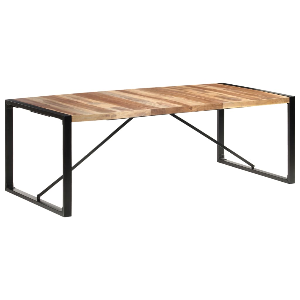 Τραπεζαρία 220 x 100 x 75 εκ. από Μασίφ Ξύλο - Pakobazaar