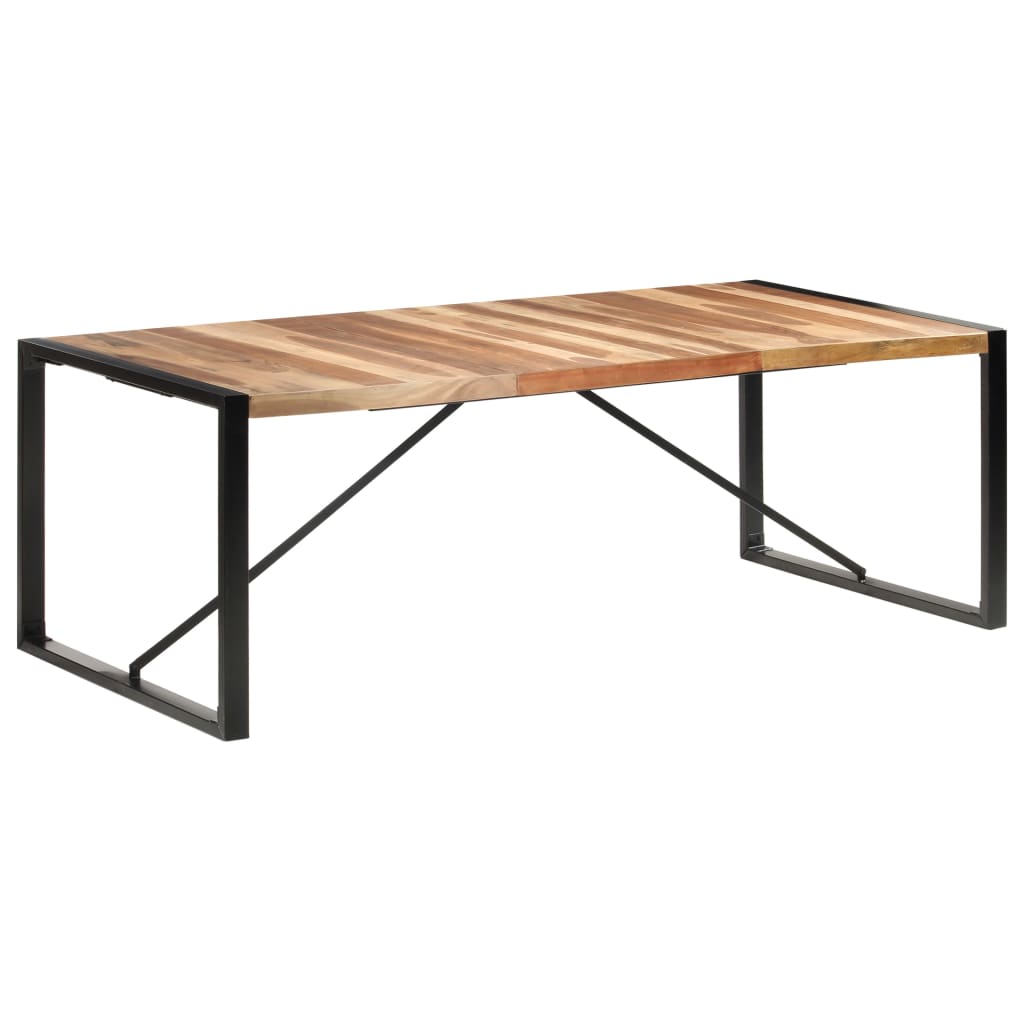 Τραπεζαρία 220 x 100 x 75 εκ. από Μασίφ Ξύλο - Pakobazaar