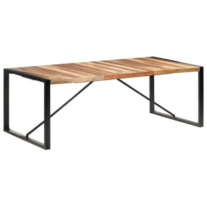 Τραπεζαρία 220 x 100 x 75 εκ. από Μασίφ Ξύλο - Pakobazaar