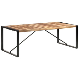 Τραπεζαρία 220 x 100 x 75 εκ. από Μασίφ Ξύλο - Pakobazaar