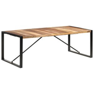 Τραπεζαρία 220 x 100 x 75 εκ. από Μασίφ Ξύλο - Pakobazaar