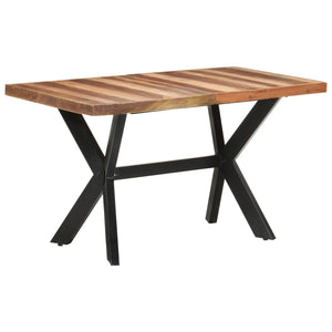 Τραπεζαρία 140 x 70 x 75 εκ. Μασίφ Ξύλο & Μελί Φινίρισμα