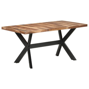Τραπεζαρία 160 x 80 x 75 εκ. Μασίφ Ξύλο & Μελί Φινίρισμα