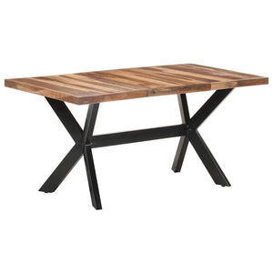 Τραπεζαρία 160 x 80 x 75 εκ. Μασίφ Ξύλο & Μελί Φινίρισμα