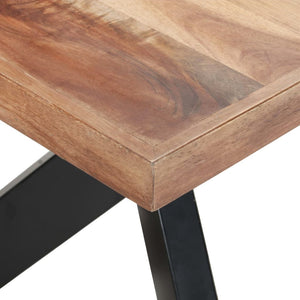 Τραπεζαρία 180 x 90 x 75 εκ. Μασίφ Ξύλο & Μελί Φινίρισμα