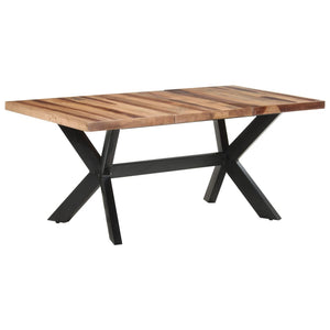 Τραπεζαρία 180 x 90 x 75 εκ. Μασίφ Ξύλο & Μελί Φινίρισμα