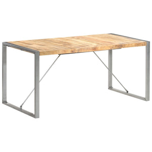 Τραπεζαρία 160 x 80 x 75 εκ. από Μασίφ Ακατέργαστο Ξύλο Μάνγκο