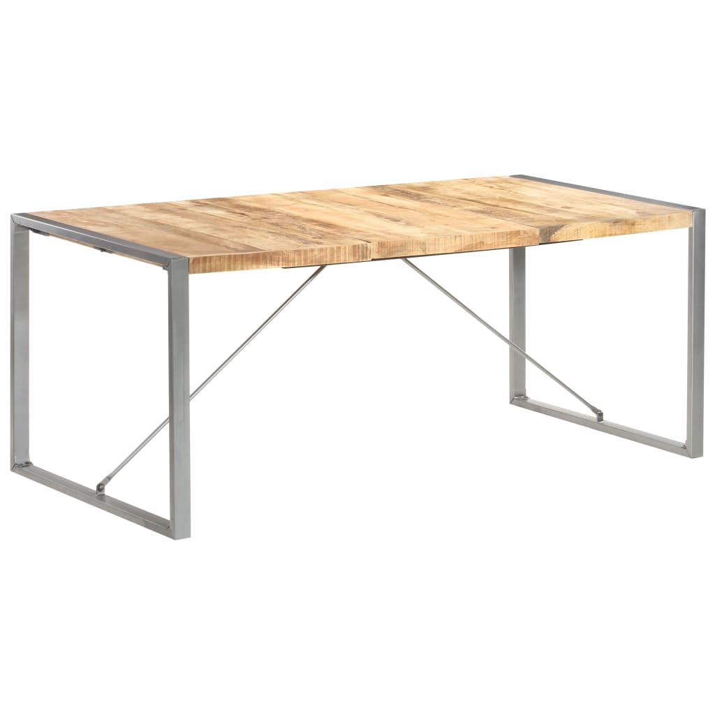 Τραπεζαρία 180 x 90 x 75 εκ. από Μασίφ Ακατέργαστο Ξύλο Μάνγκο