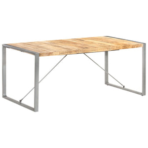 Τραπεζαρία 180 x 90 x 75 εκ. από Μασίφ Ακατέργαστο Ξύλο Μάνγκο