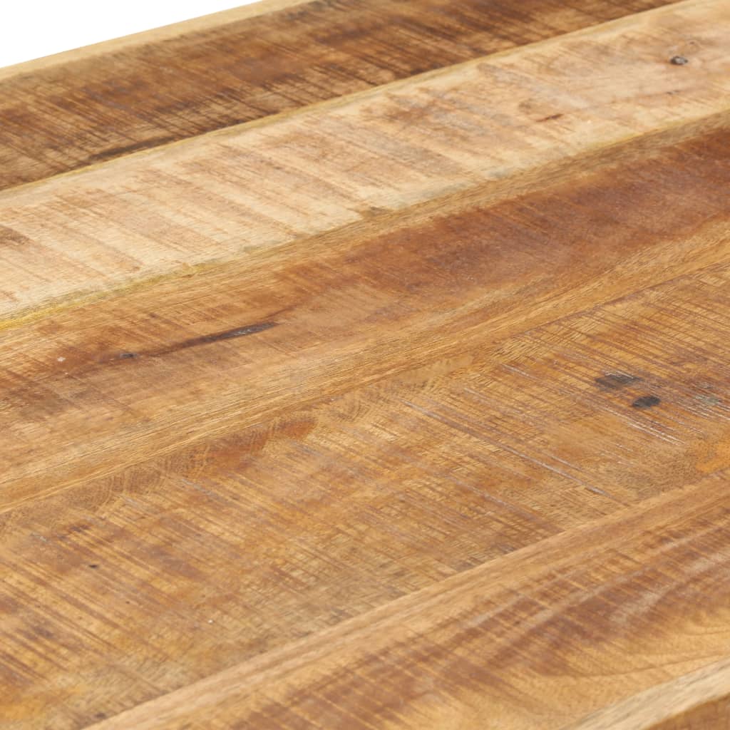 Τραπεζαρία 220 x 100 x 75 εκ. από Μασίφ Ακατέργαστο Ξύλο Μάνγκο