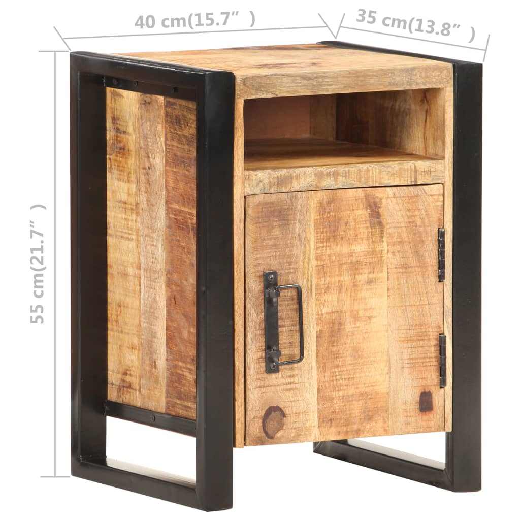 Κομοδίνο 40 x 35 x 55 εκ. από Μασίφ Ξύλο Μάνγκο