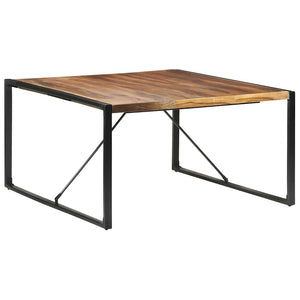 Τραπεζαρία 140 x 140 x 75 εκ. από Μασίφ Ξύλο