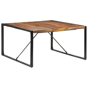Τραπεζαρία 140 x 140 x 75 εκ. από Μασίφ Ξύλο
