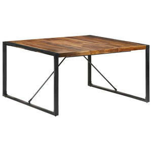 Τραπεζαρία 140 x 140 x 75 εκ. από Μασίφ Ξύλο