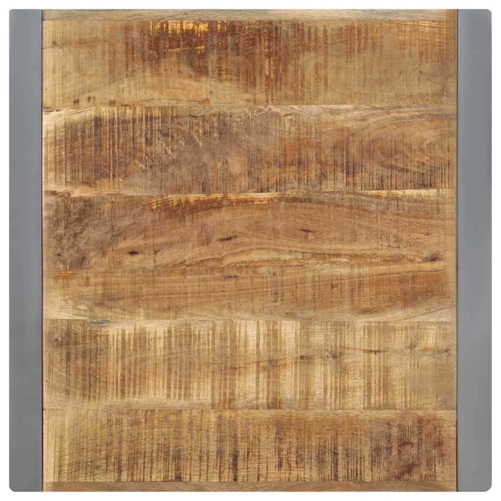 Τραπέζι 70 x 70 x 75 εκ. από Μασίφ Ακατέργαστο Ξύλο Μάνγκο