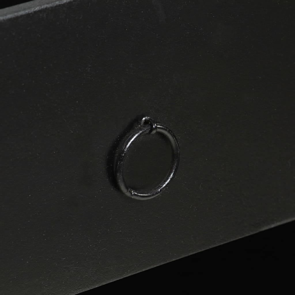 Ντουλάπι Μαύρο 60 x 30 x 120 εκ από Μασίφ Ξύλο Ακακίας & Μάνγκο