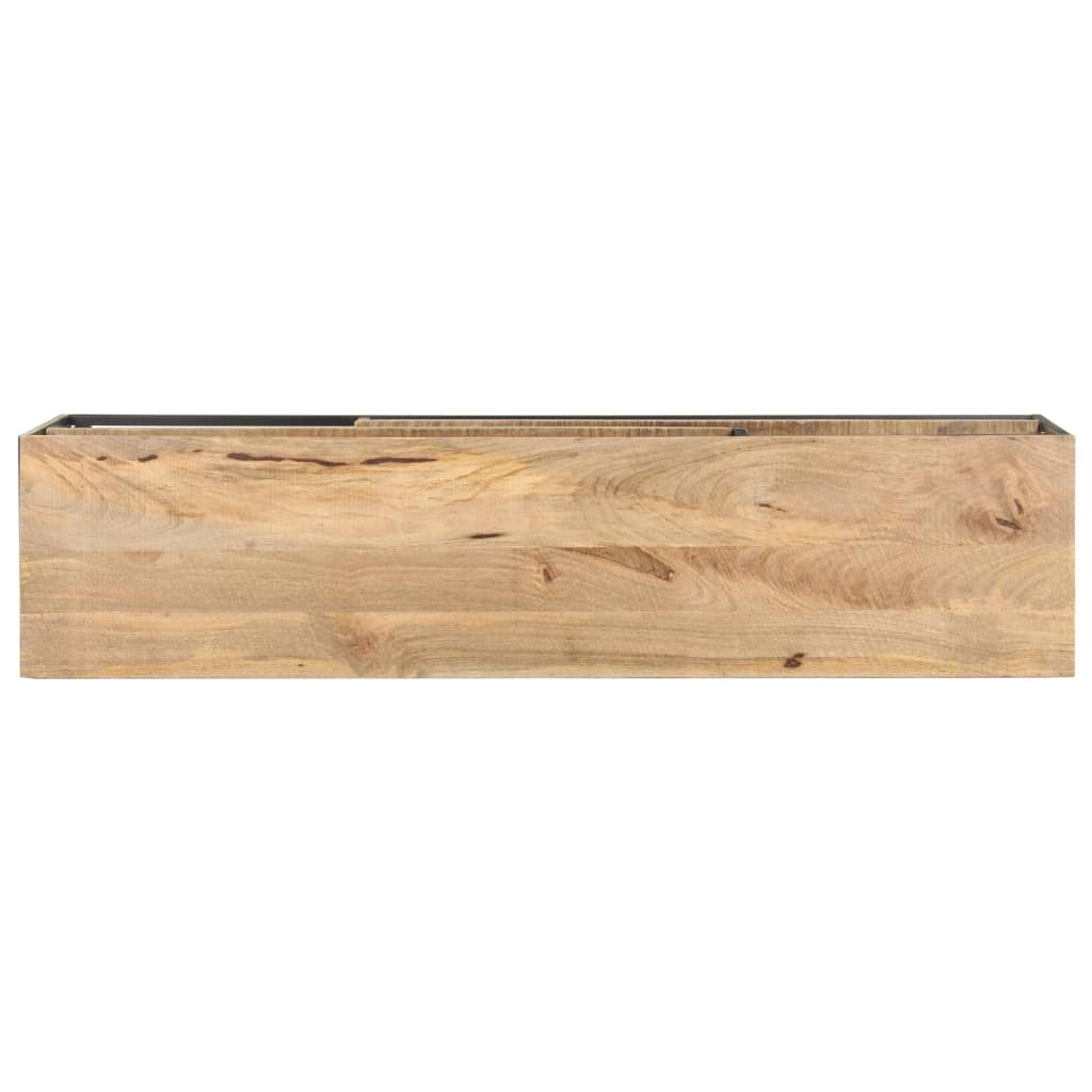 Έπιπλο Τηλεόρασης 130 x 30 x 45 εκ. από Ακατέργαστο Ξύλο Μάνγκο