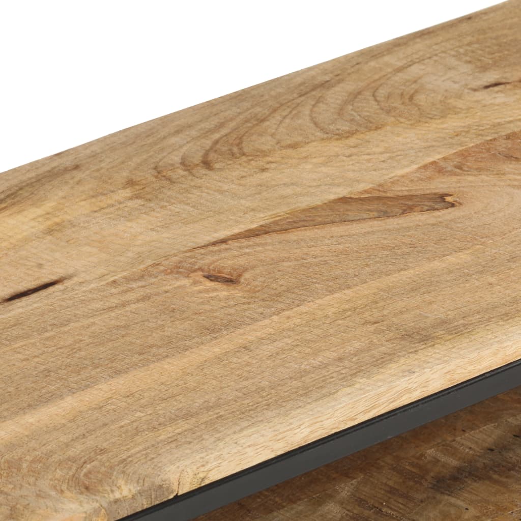 Έπιπλο Τηλεόρασης 130 x 30 x 45 εκ. από Ακατέργαστο Ξύλο Μάνγκο