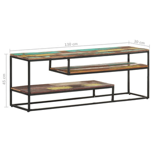 Έπιπλο Τηλεόρασης 130 x 30 x 45 εκ. από Μασίφ Ανακυκλωμένο Ξύλο - Pakobazaar