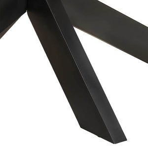Τραπεζαρία Οβάλ 200 x 100 x 75 εκ. από Ακατέργαστο Ξύλο Μάνγκο - Pakobazaar