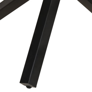 Τραπεζαρία 100 x 100 x 75 εκ. Ξύλο Ακακίας & Μελί Φινίρισμα
