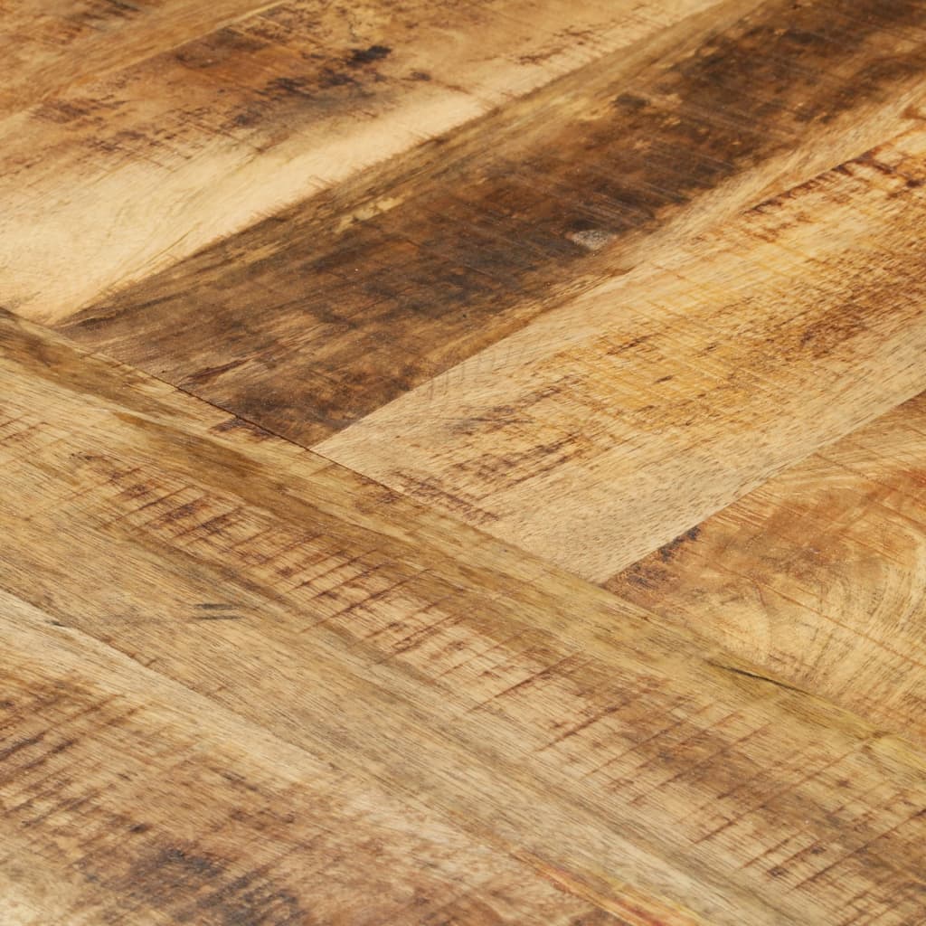 Τραπεζαρία Στρογγυλή 175 x 75 εκ. από Ακατέργαστο Ξύλο Μάνγκο - Pakobazaar