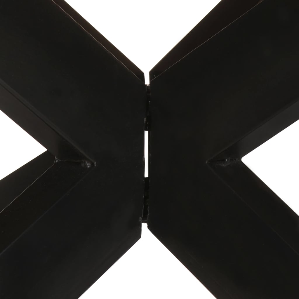 Τραπεζαρία Στρογγυλή 175x75 εκ. Ξύλο Ακακίας & Μελί Φινίρισμα