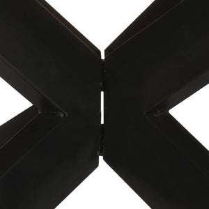 Τραπεζαρία Στρογγυλή 175x75 εκ. Ξύλο Ακακίας & Μελί Φινίρισμα