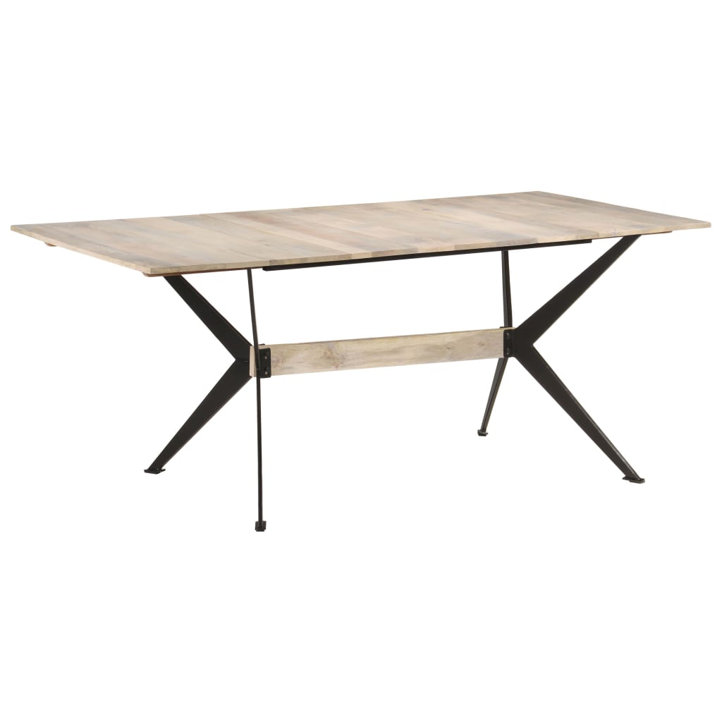 Τραπεζαρία 180 x 90 x 76 εκ. από Μασίφ Ξύλο Μάνγκο