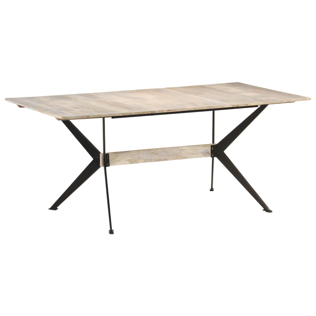 Τραπεζαρία 180 x 90 x 76 εκ. από Μασίφ Ξύλο Μάνγκο