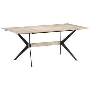 Τραπεζαρία 180 x 90 x 76 εκ. από Μασίφ Ξύλο Μάνγκο