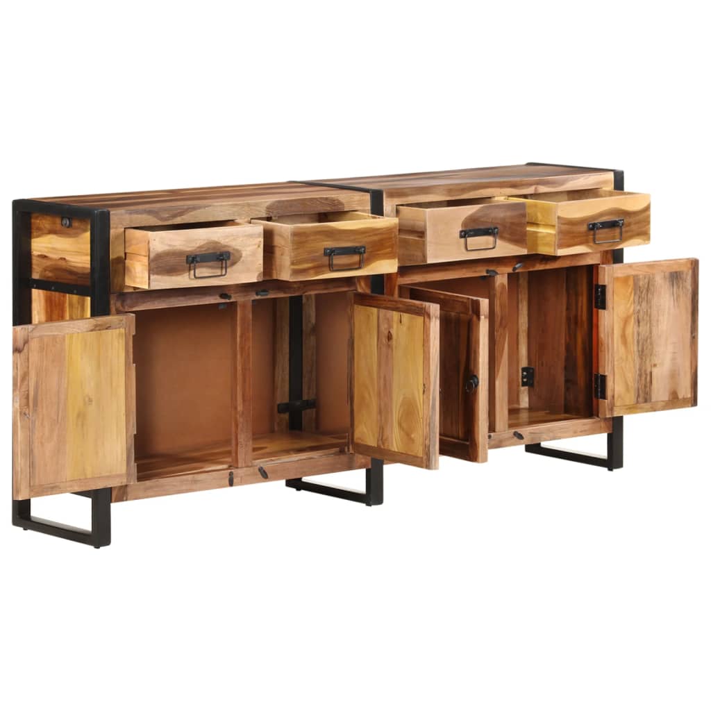 Μπουφές 172x35x80 εκ. Μασίφ Ξύλο Ακακίας με Μελί Φινίρισμα