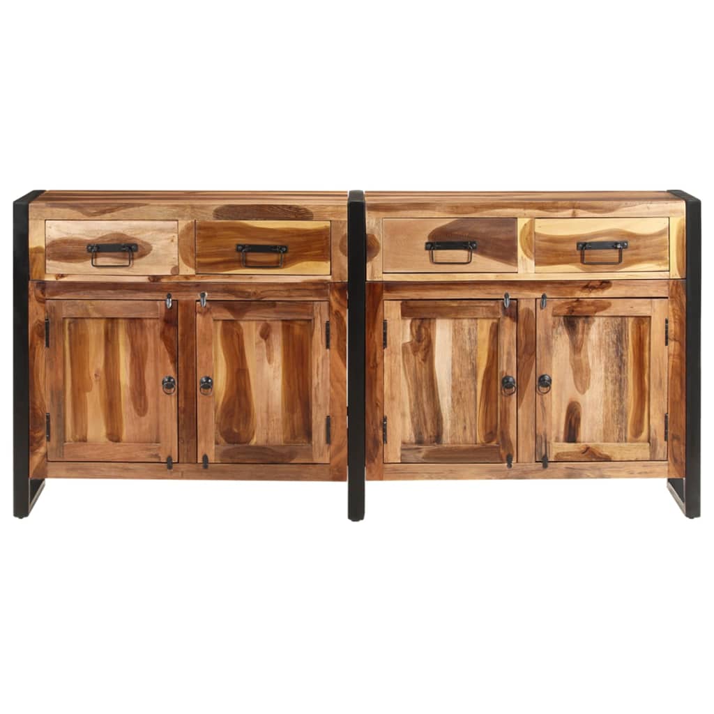 Μπουφές 172x35x80 εκ. Μασίφ Ξύλο Ακακίας με Μελί Φινίρισμα
