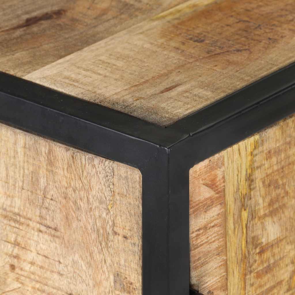 Ντουλάπι Σκαλιστό στο Χέρι 60x35x75 εκ. από Μασίφ Ξύλο Μάνγκο