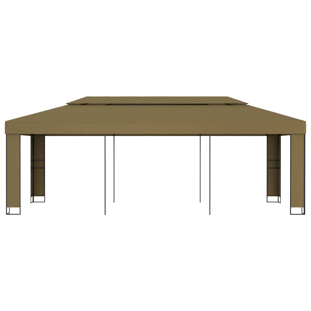 Κιόσκι με Διπλή Οροφή Taupe 3 x 6 μ. 180 γρ/μ²