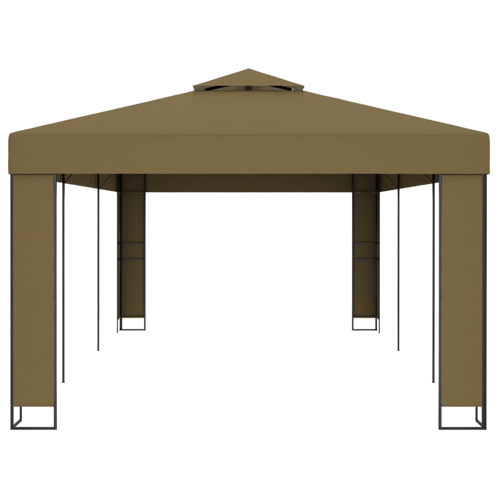 Κιόσκι με Διπλή Οροφή Taupe 3 x 6 μ. 180 γρ/μ²