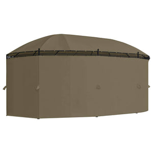Κιόσκι με Κουρτίνες Taupe 520 x 349 x 255 εκ. 180 γρ./μ² - Pakobazaar