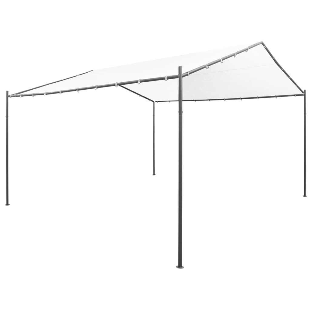 Κιόσκι Κήπου Λευκό 400 x 400 x 260 εκ. 180 γρ./μ²